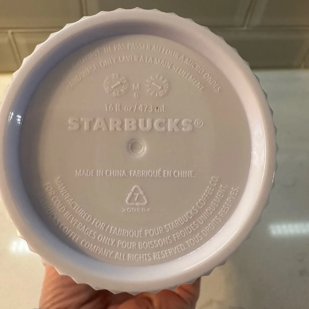Starbucks White‎ Studded Tumbler 16 oz - Spring  2024